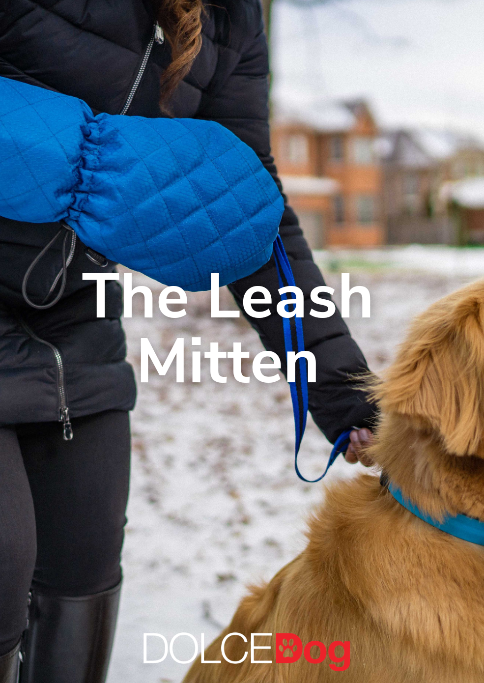 The Leash Mitten Dolce Dog Dog Walking Mitten Winter dog walking
